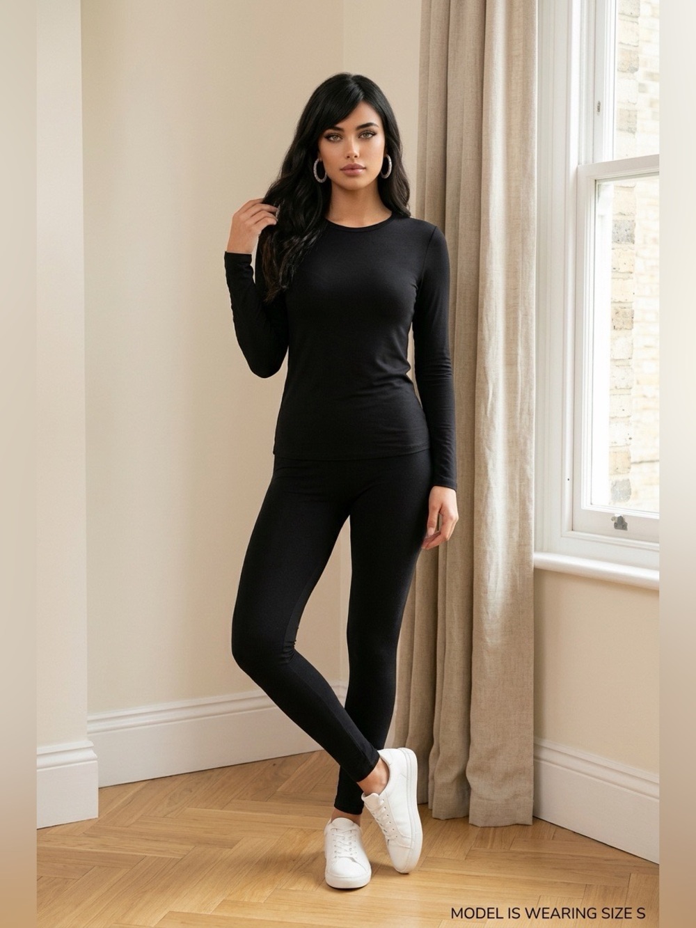 Women's TopShop Black Leggings Size 8 GUC
